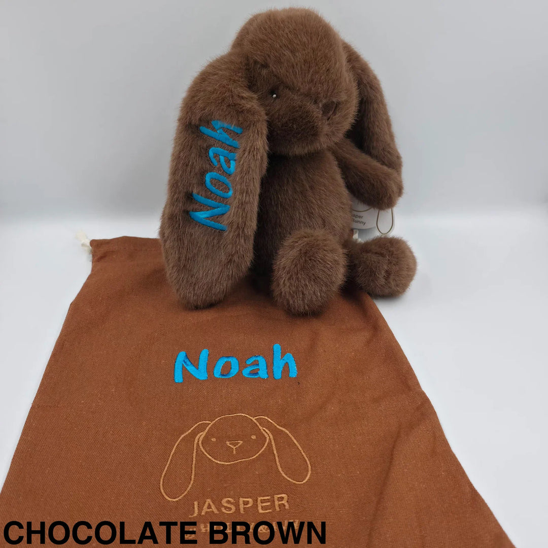 Jasper Medium Bunny 30cm Chocolate Brown