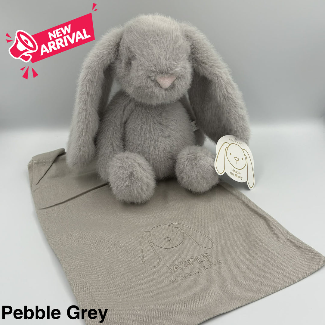 Jasper Medium Bunny 30cm Pebble Grey