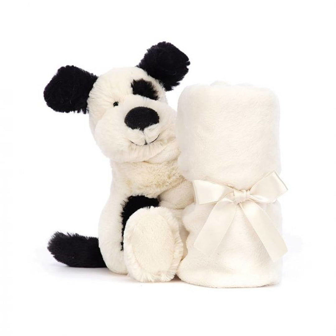 Jellycat Bashful Black & White Puppy Soother Comforter