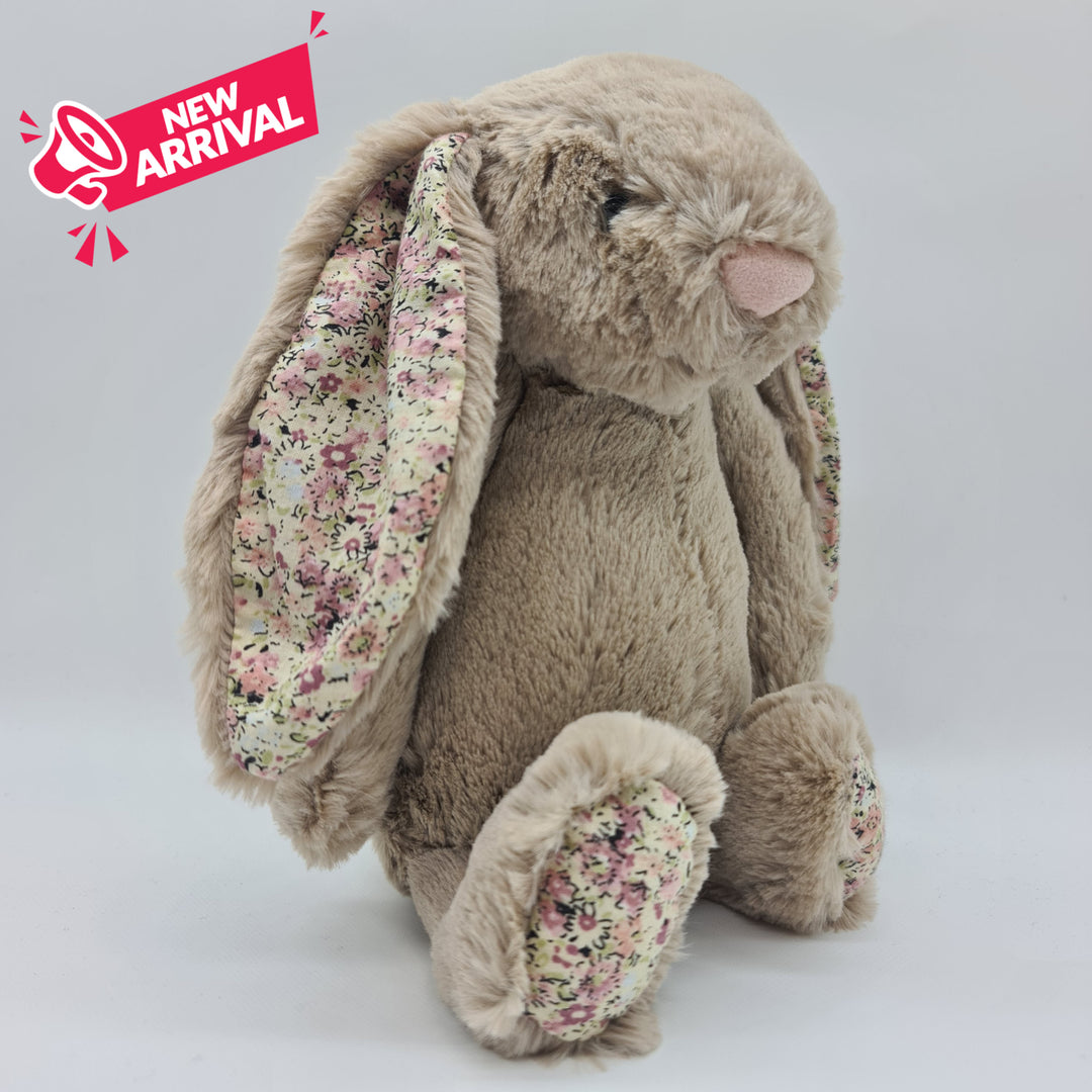 Bea Beige Blossom Jellycat Bashful Bunny Medium Bunnies