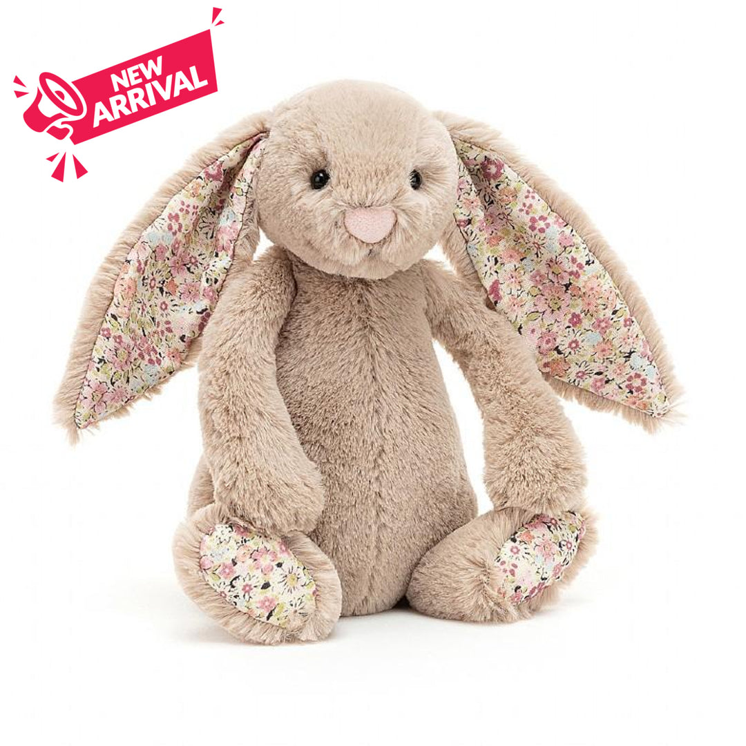 Bea Beige Blossom Jellycat Bashful Bunny Medium Bunnies