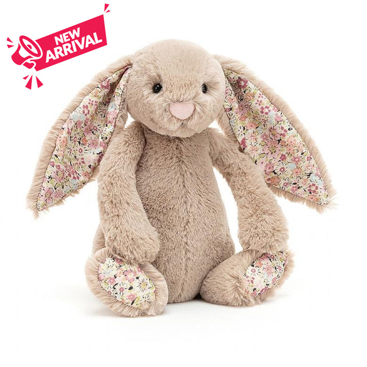 Bea Beige Blossom Jellycat Bashful Bunny Medium Bunnies