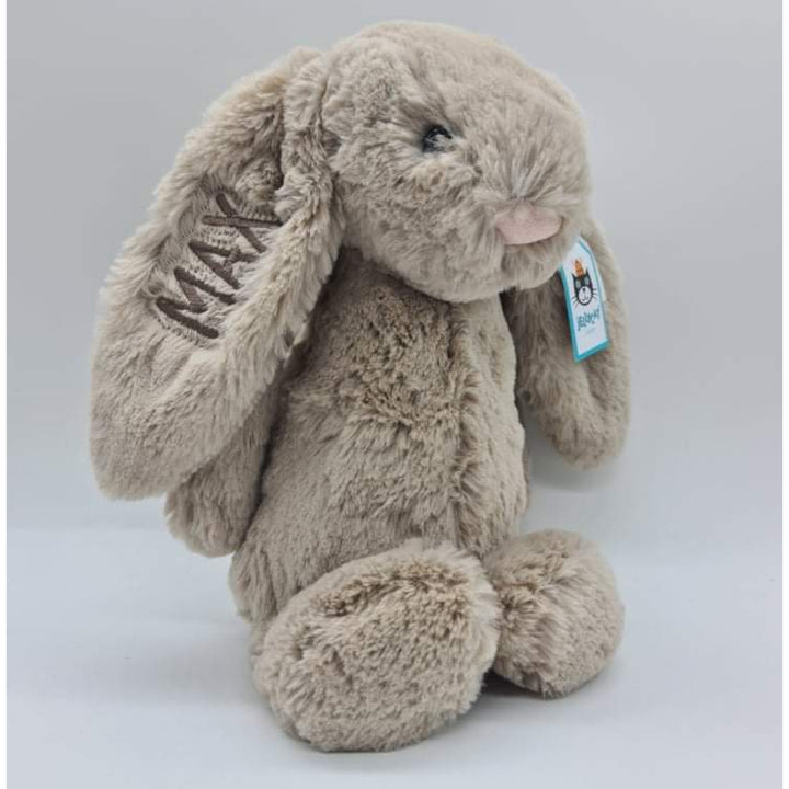 Beige Jellycat Bashful Bunny Medium Bunnies