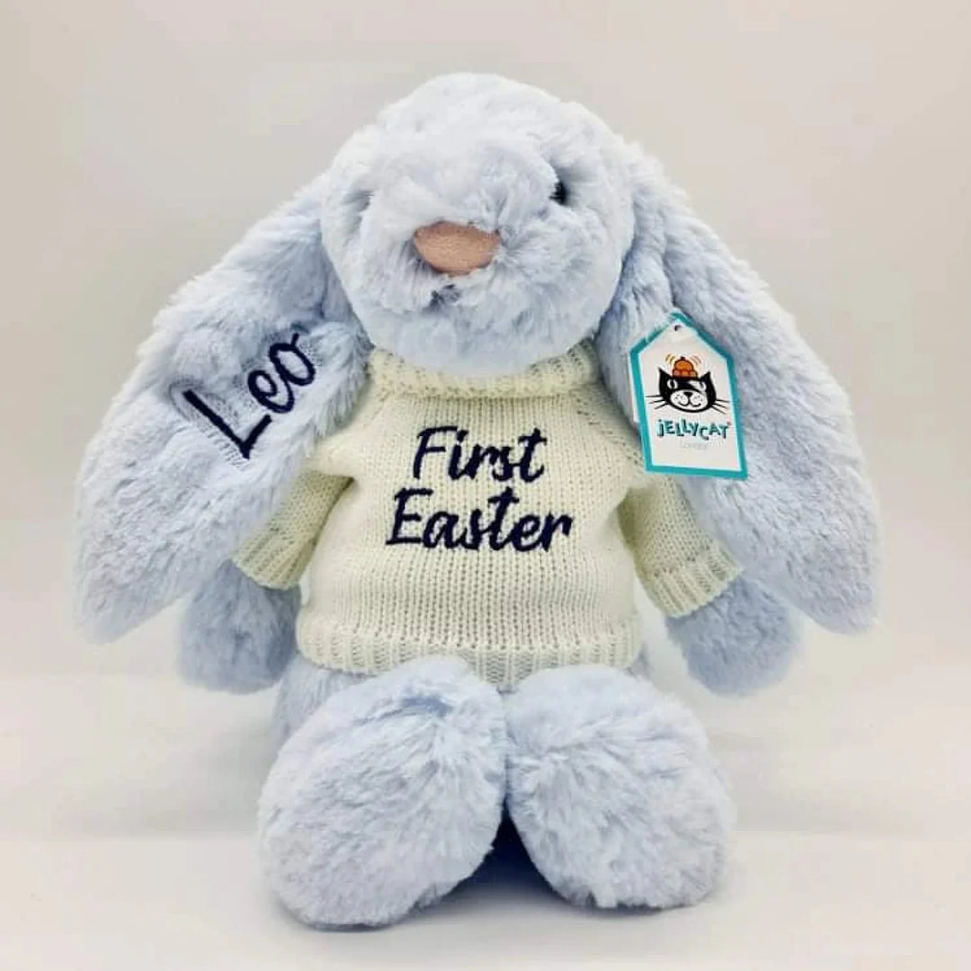Blue Jellycat Bashful Bunny Medium Bunnies