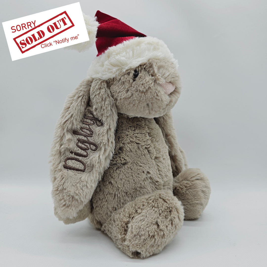 Jellycat Bashful Christmas Bunny Medium Bunnies