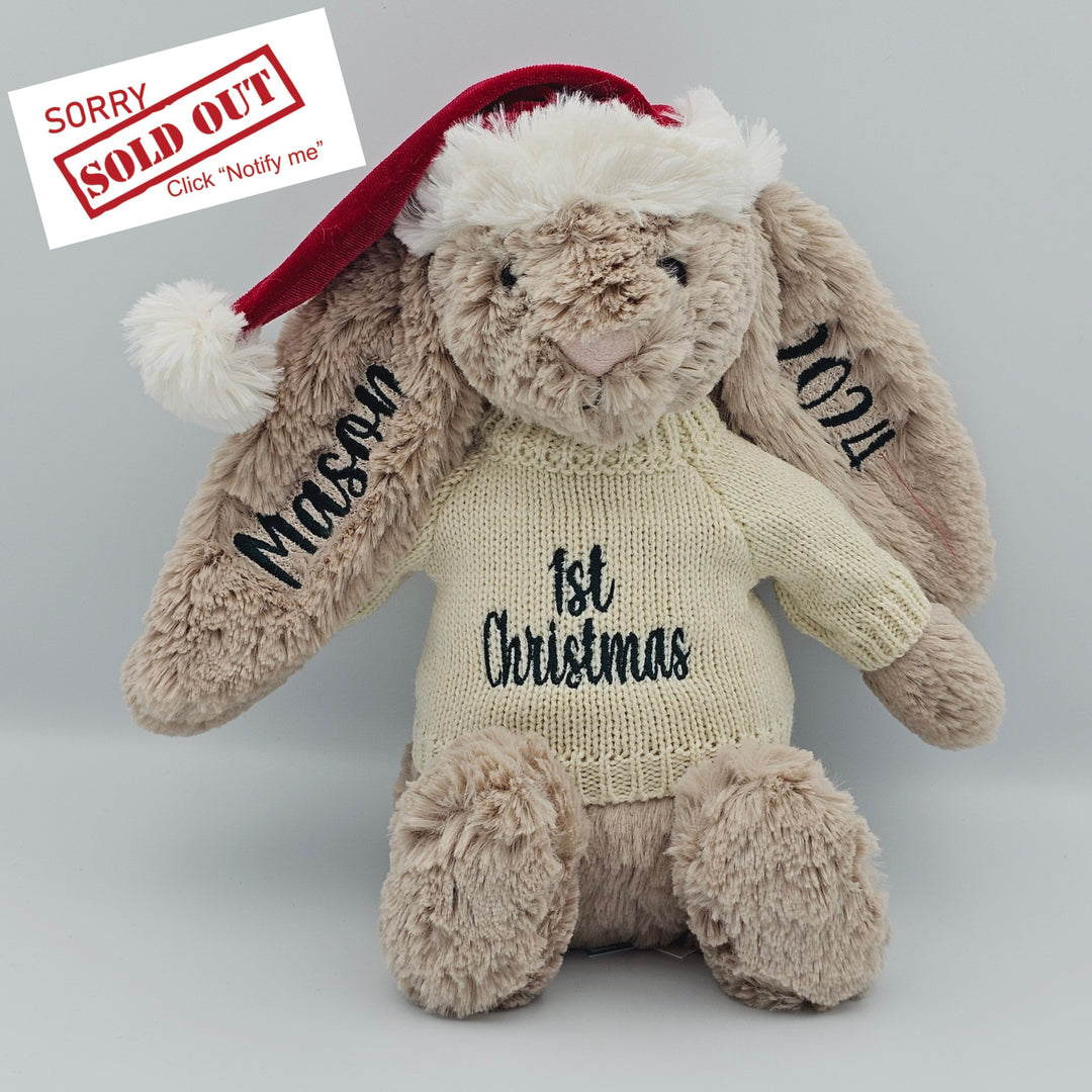 Jellycat Bashful Bunny Medium - Christmas Bunnies