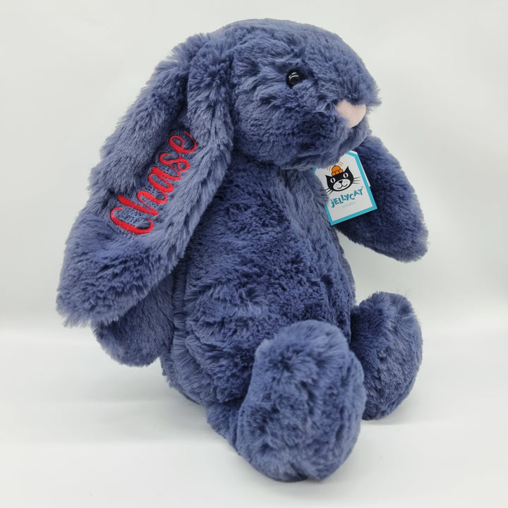 Navy Jellycat Bashful Bunny Medium Bunnies