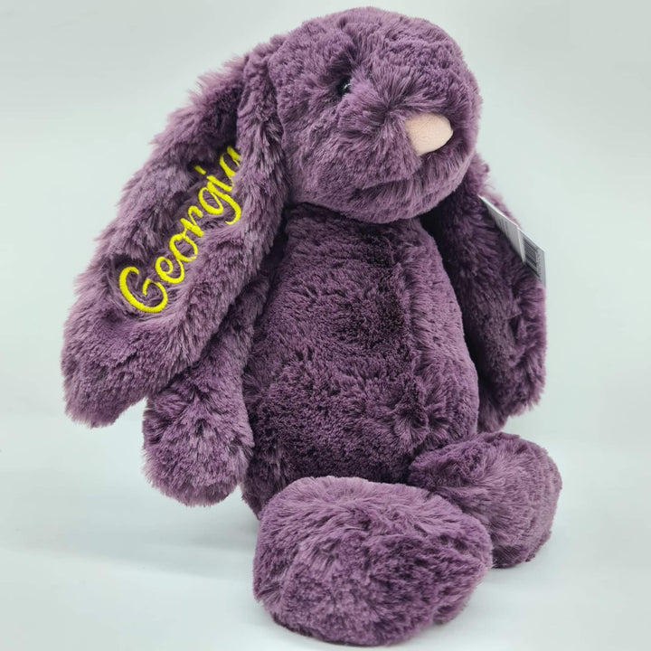 Plum Jellycat Bashful Bunny Medium Bunnies