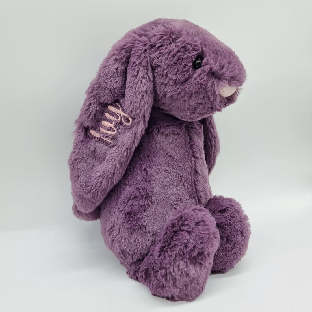 Plum Jellycat Bashful Bunny Medium Bunnies