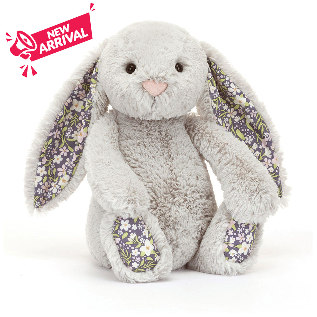 Jellycat Bashful Bunny Medium - Silver Bloom PREORDER Due 6 November 2025 Jellycat Bashful Bunnies
