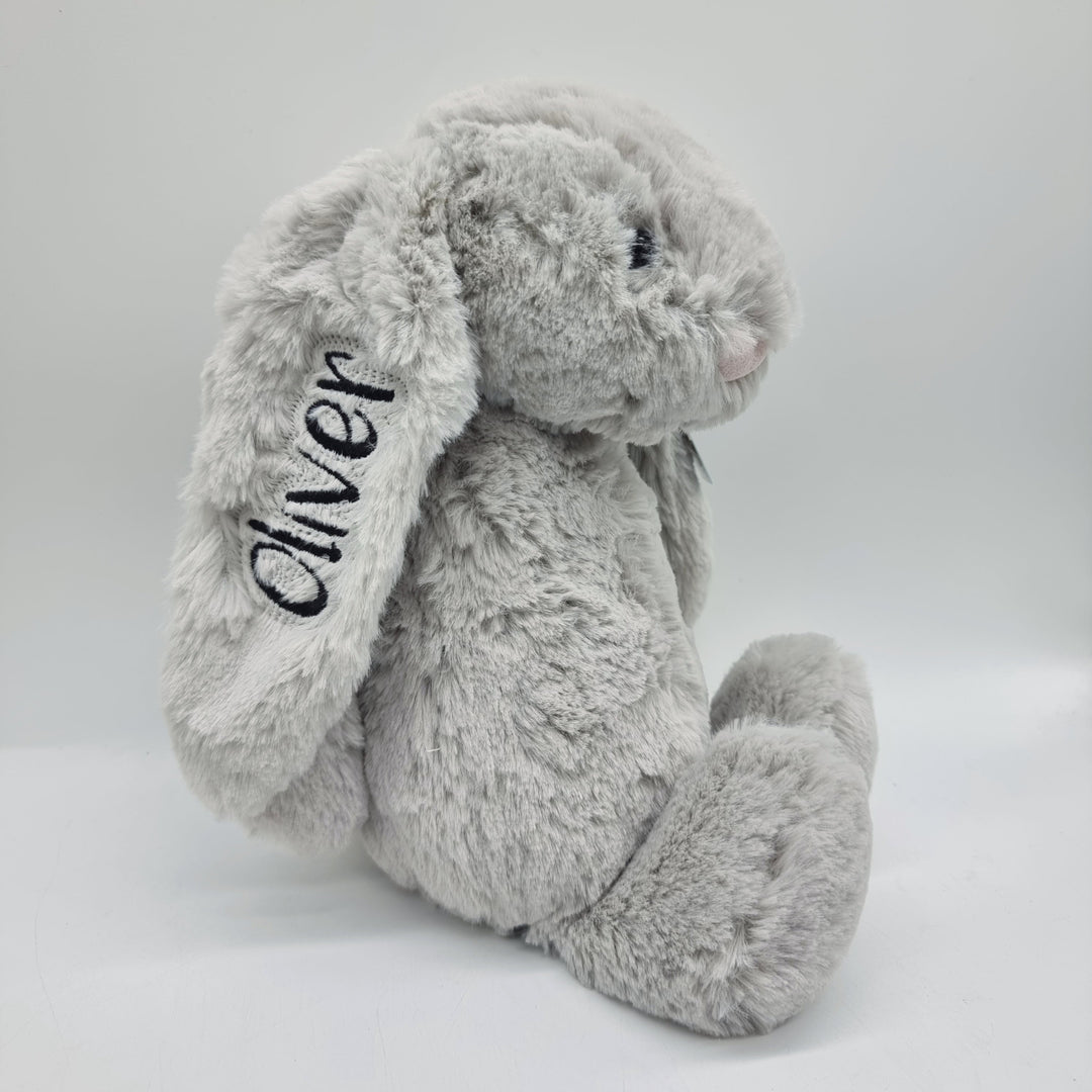 Silver Jellycat Bashful Bunny Medium Bunnies