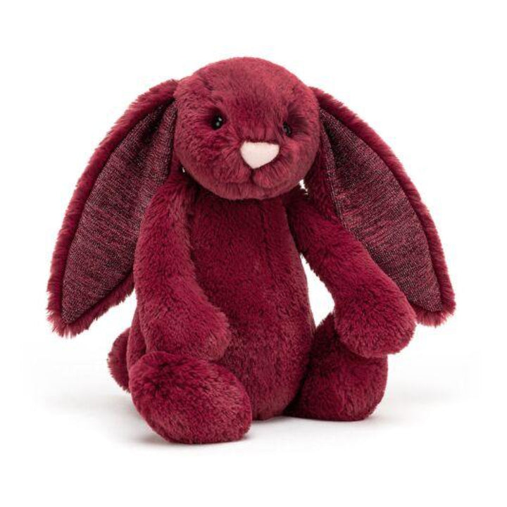 Sparkly Cassis Jellycat Bashful Bunny Medium Bunnies