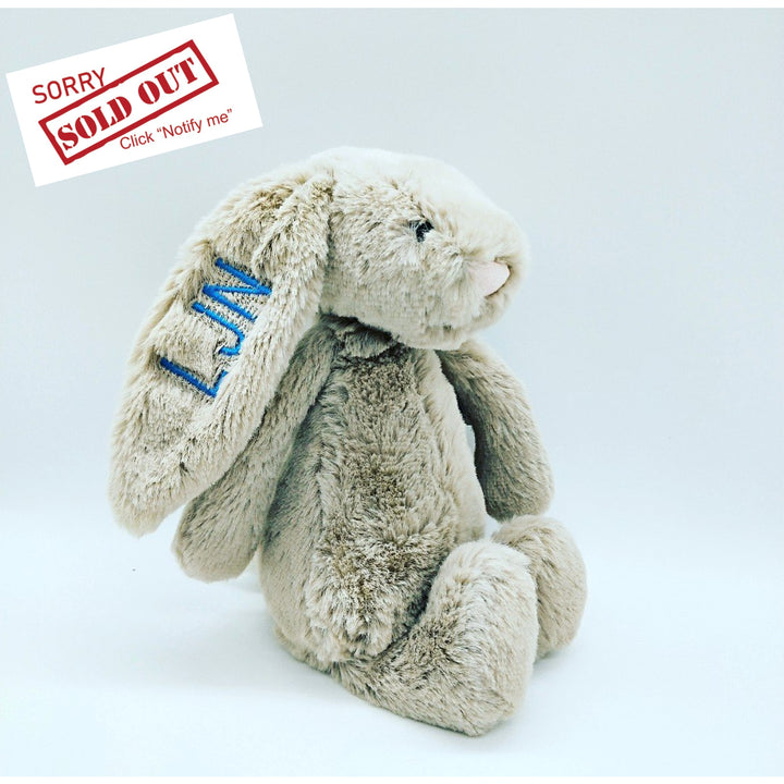 Beige Jellycat Bashful Bunny Small