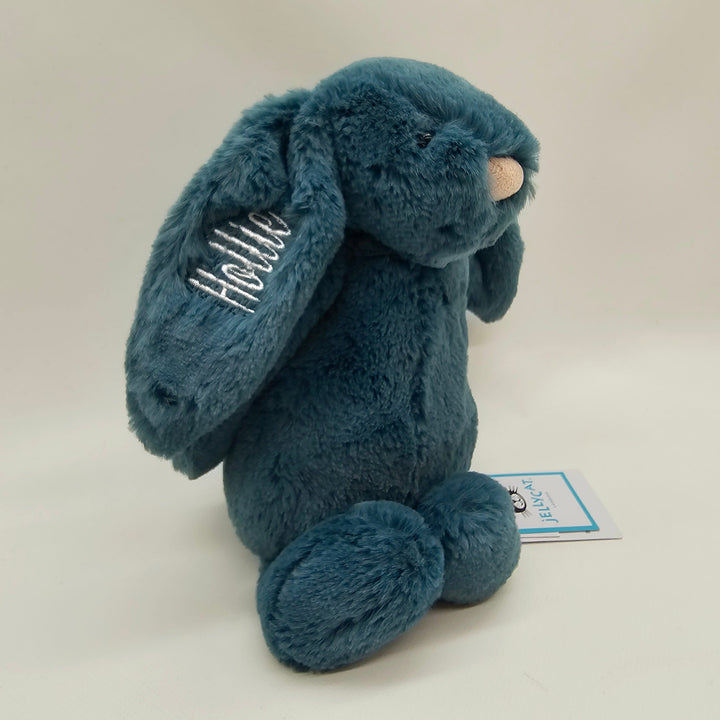 Jellycat Bashful Bunny Small - Mineral Blue