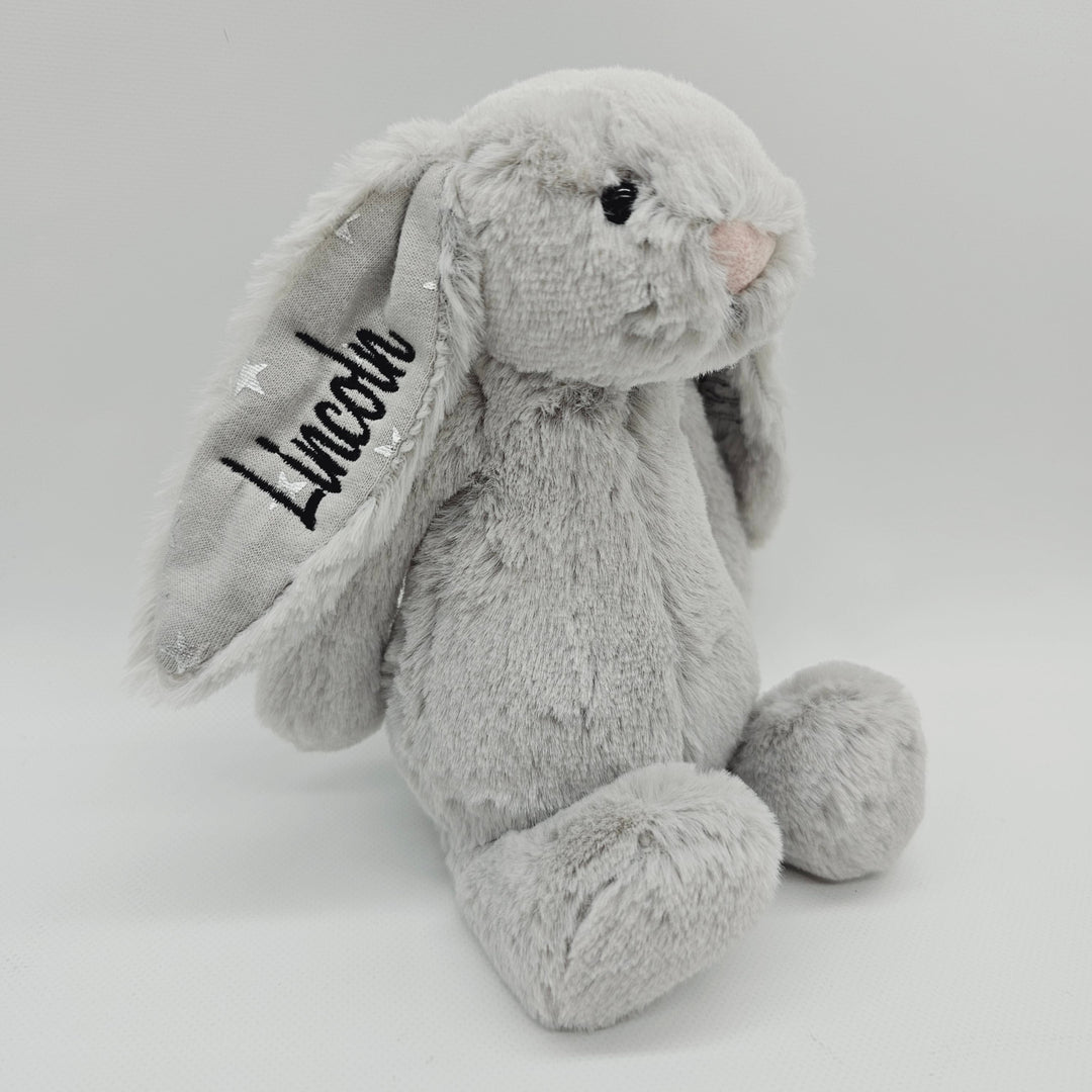 Jellycat Bashful Bunny Shimmer Silver Small