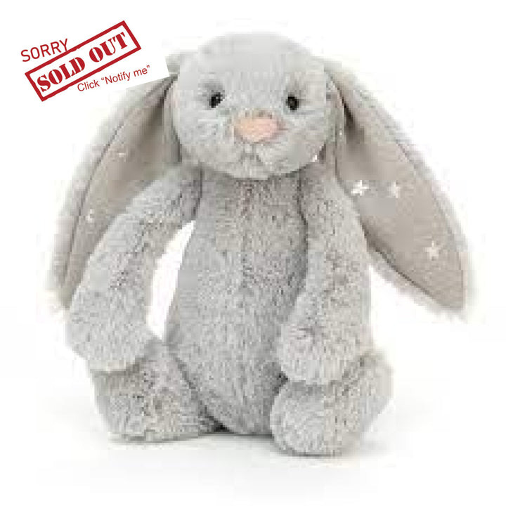 **preorder** Jellycat Bashful Bunny Shimmer Silver Small