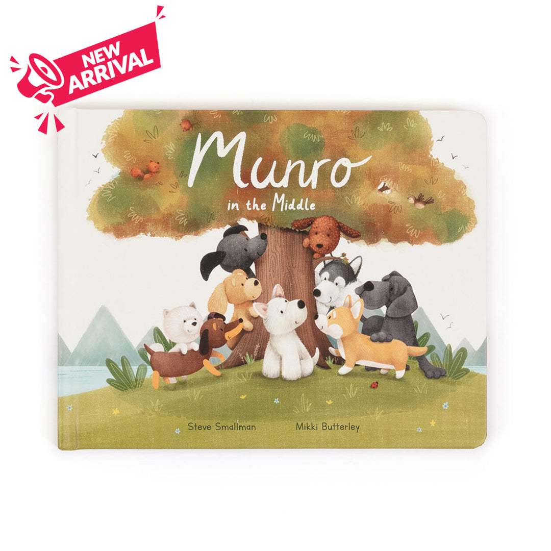 Jellycat Book Munro in the Middle