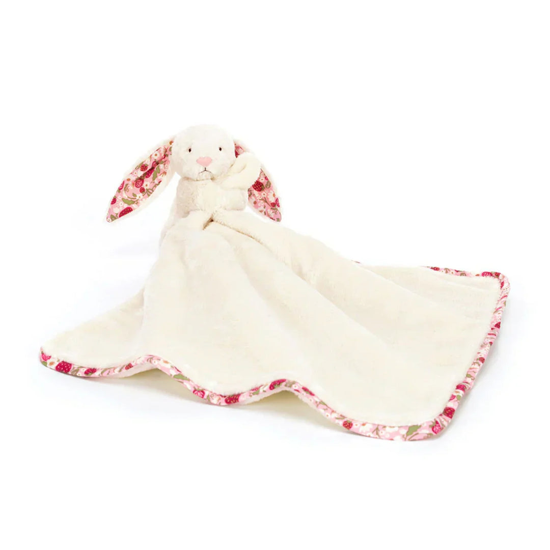 Jellycat Soother Bashful Bunny - Mimi Strawberry Cream Comforter