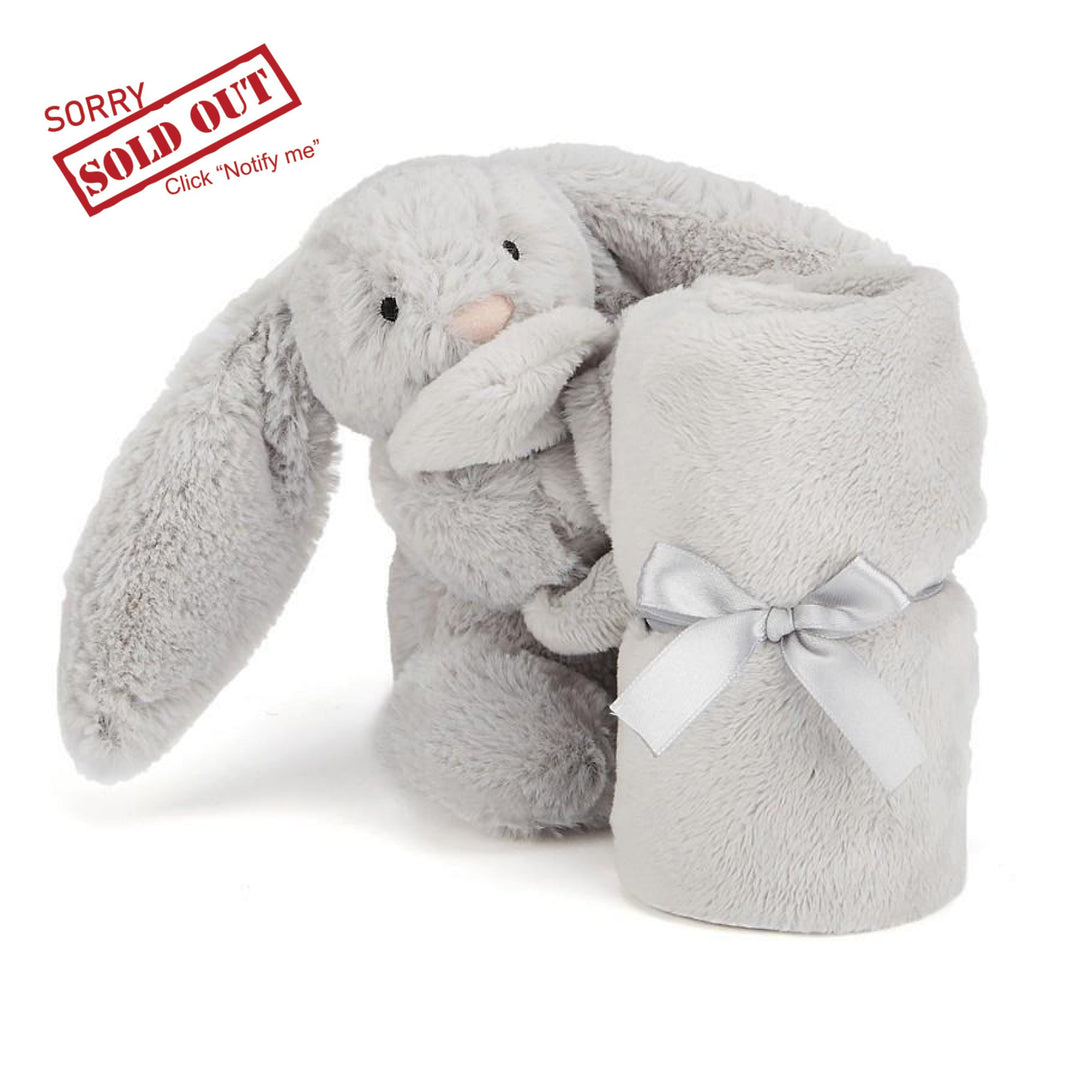 Jellycat Bashful Silver Bunny Soother / Comforter