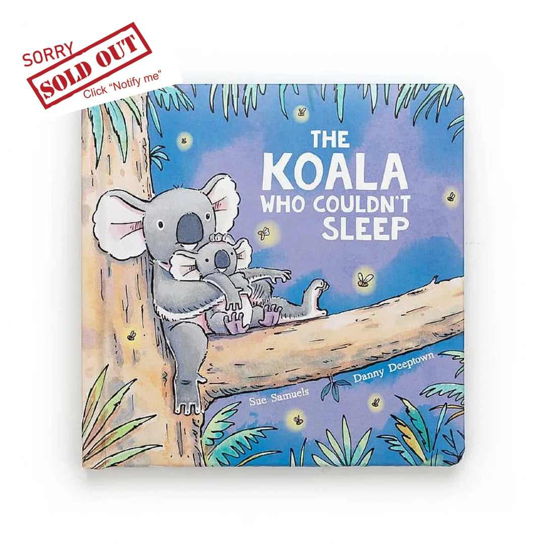 Jellycat The Koala Who Couldnt Sleep Book