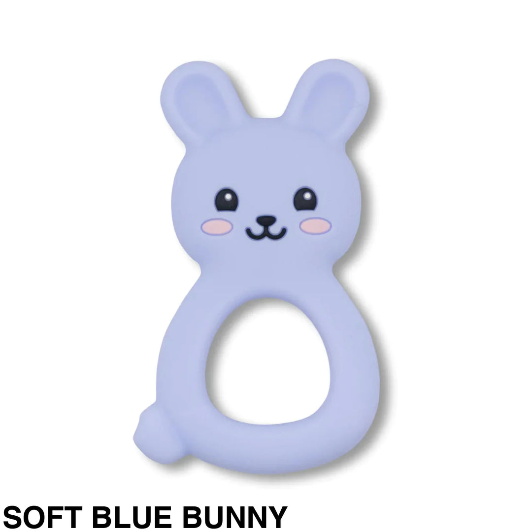Jellystone Bunny Teether Soft Blue