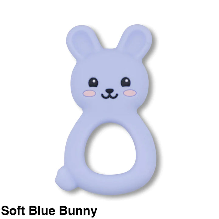 Jellystone Bunny Teether Soft Blue