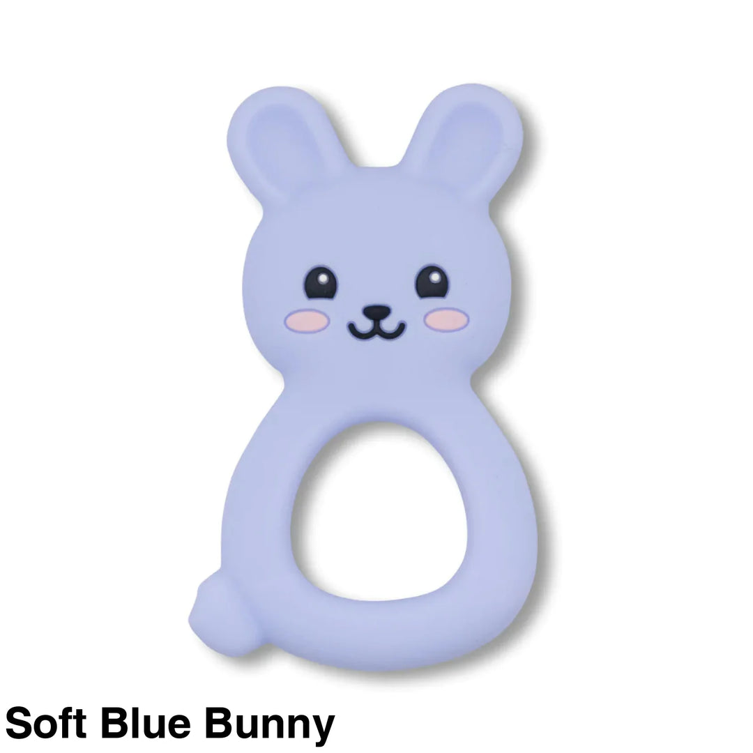 Jellystone Bunny Teether Soft Blue