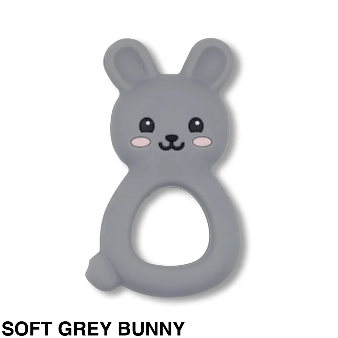 Jellystone Bunny Teether Soft Grey