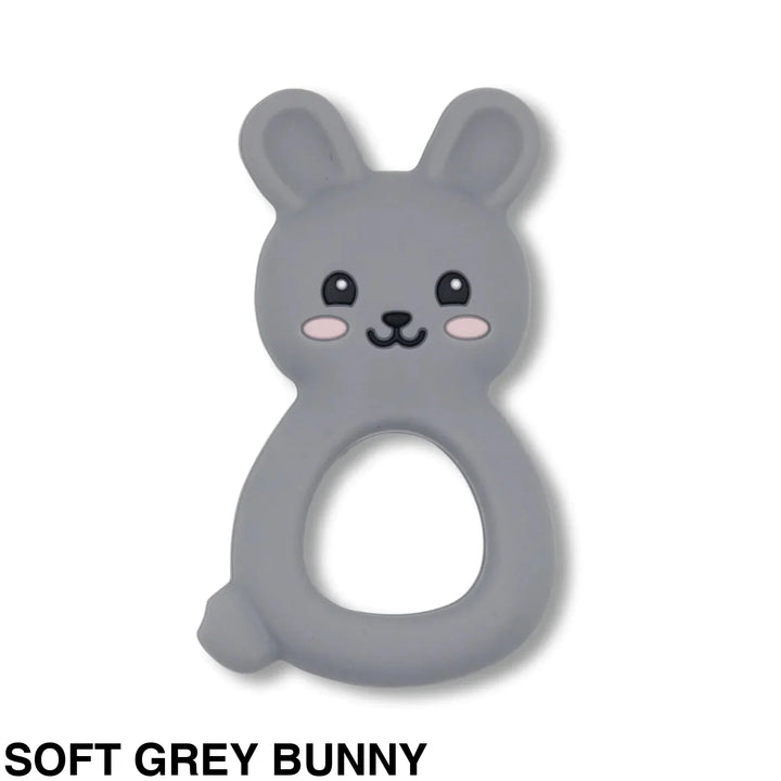 Jellystone Bunny Teether Soft Grey