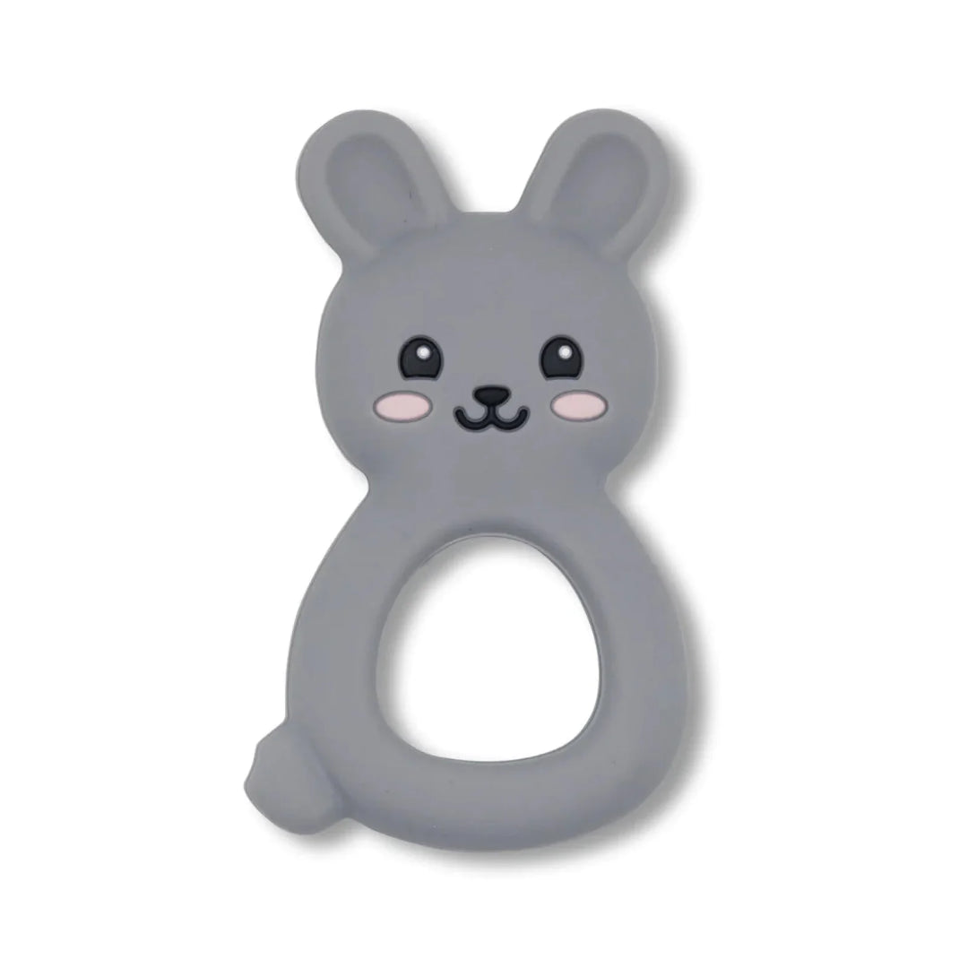 Jellystone Bunny Teether Soft Grey