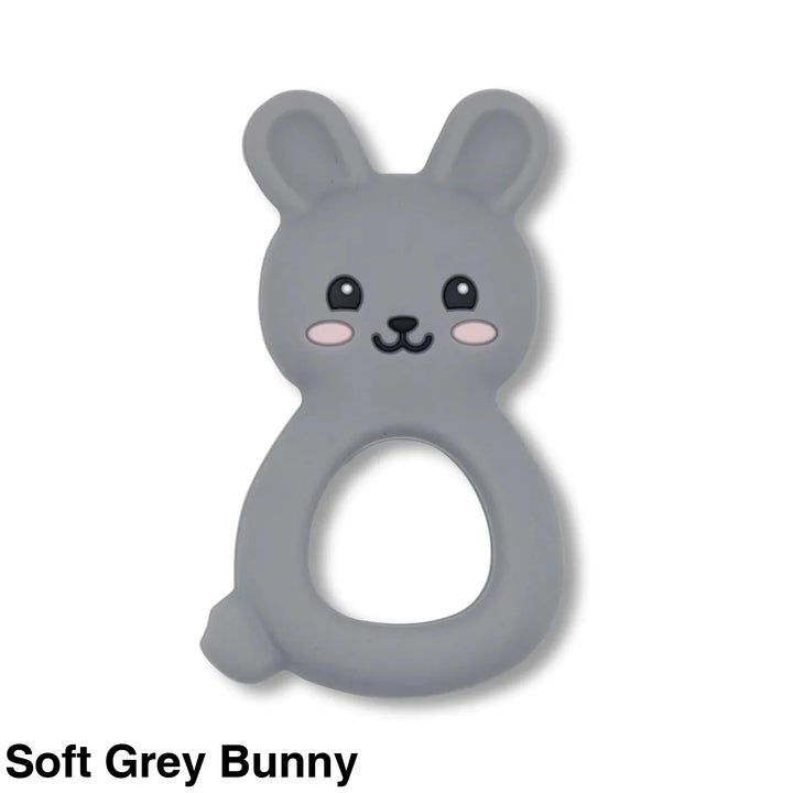 Jellystone Bunny Teether Soft Grey