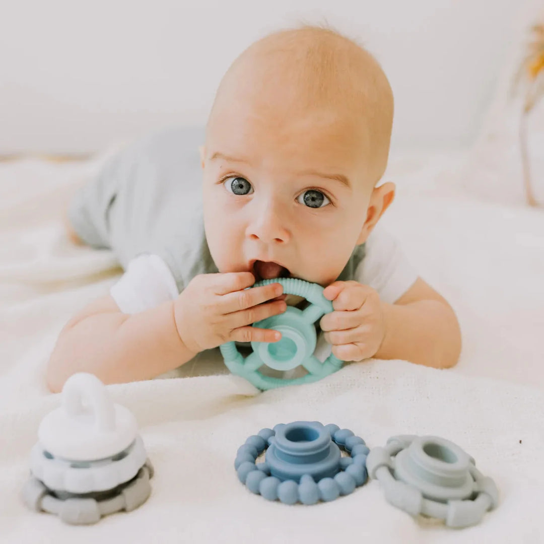 Jellystone Rainbow Stacker & Teether Toy
