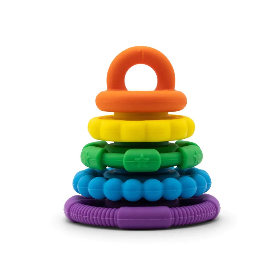 Jellystone Rainbow Stacker & Teether Toy Bright