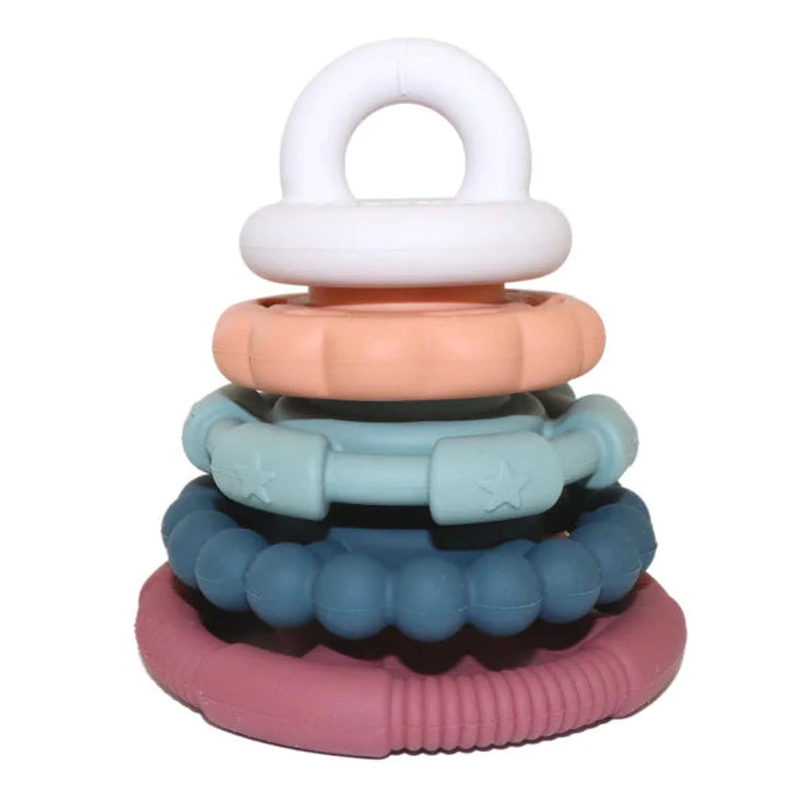 Jellystone Rainbow Stacker & Teether Toy Earth