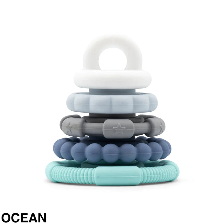 Jellystone Rainbow Stacker & Teether Toy Ocean
