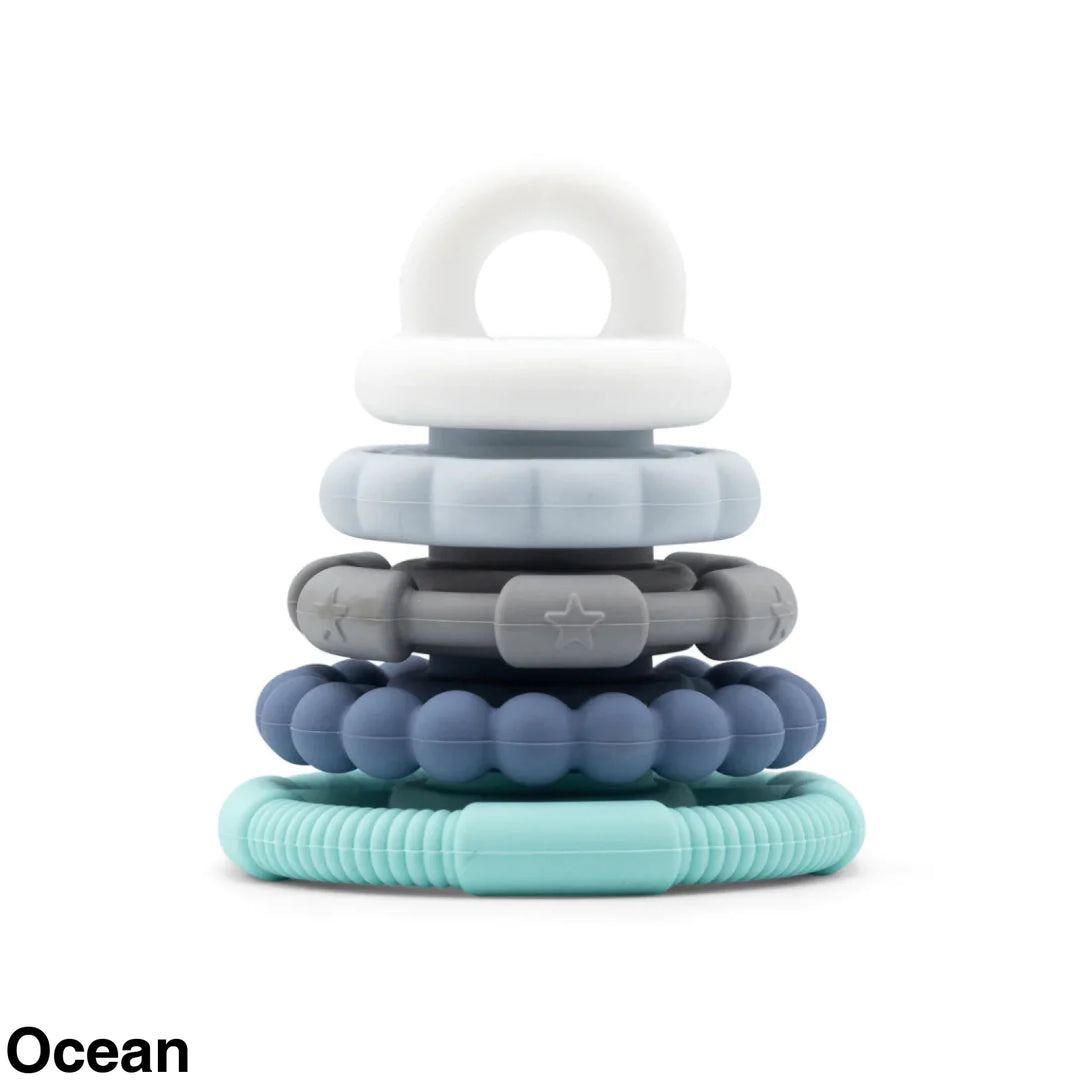 Jellystone Rainbow Stacker & Teether Toy Ocean