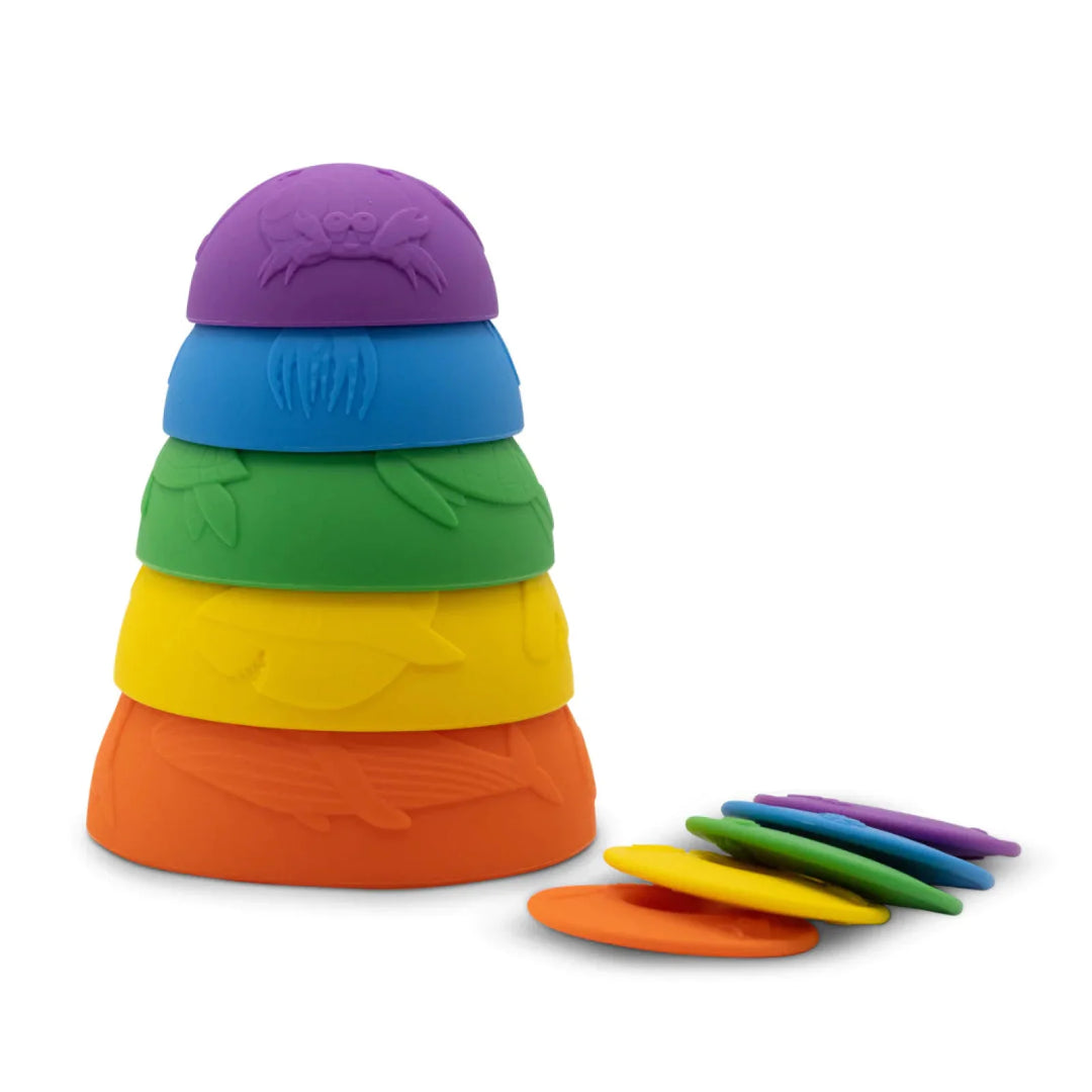 Jellystone Rainbow Stacking Cups Bright