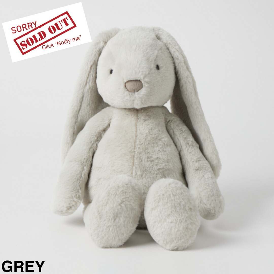 Jiggle And Giggle Large Bunny Grey