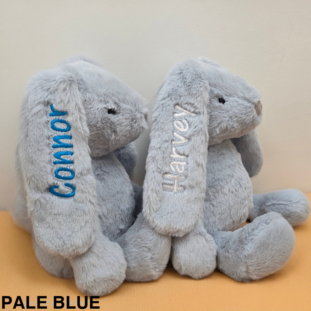 Jiggle and Giggle Bunny Medium Pale Blue