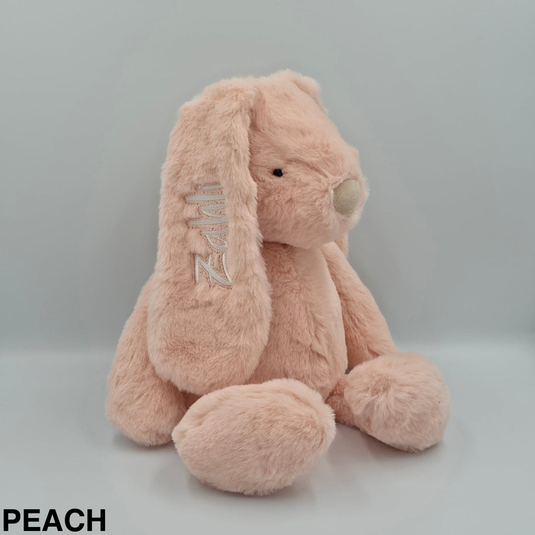 Jiggle and Giggle Bunny Medium Peach