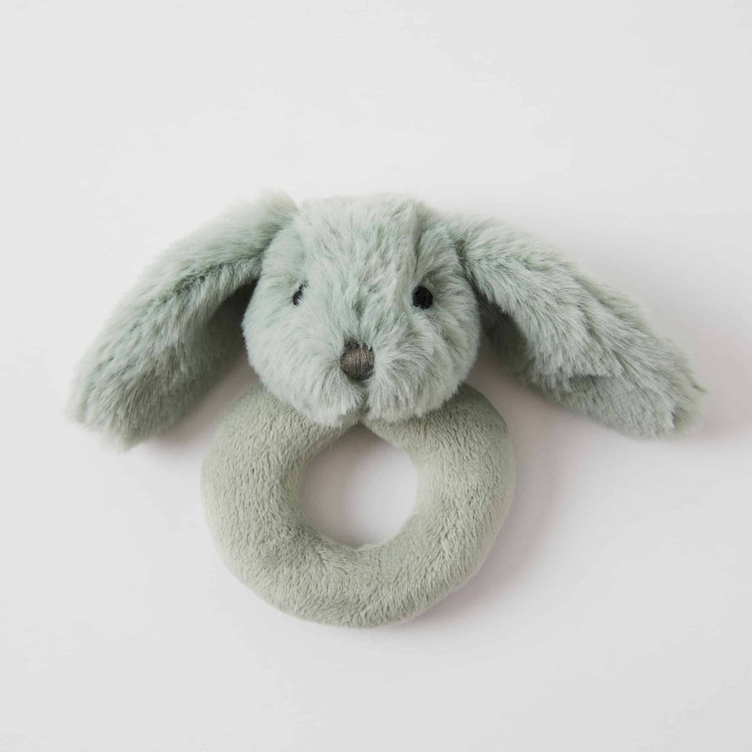 Jiggle And Giggle Bunny Rattle Green