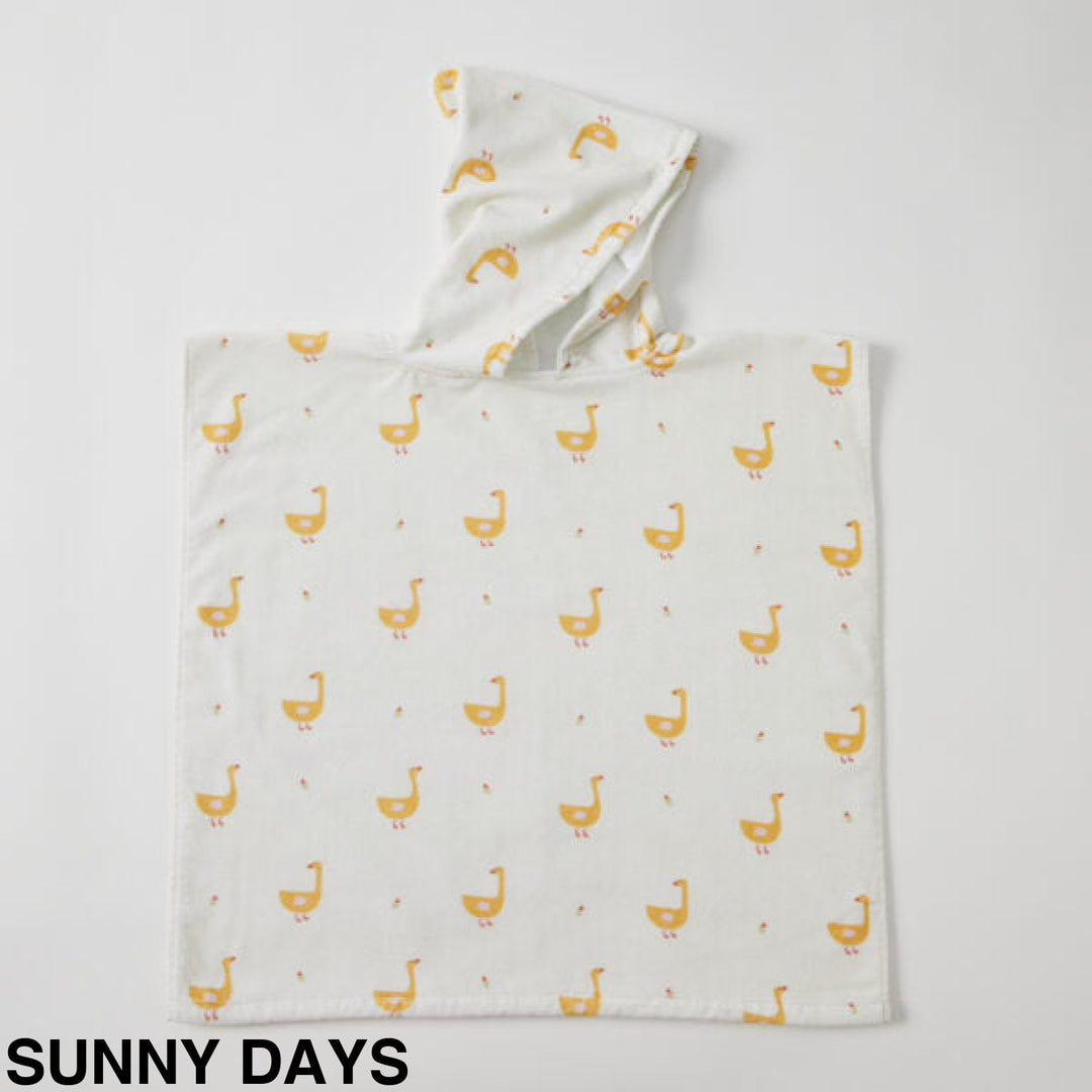 Jiggle and Giggle Hooded Poncho Sunny Days