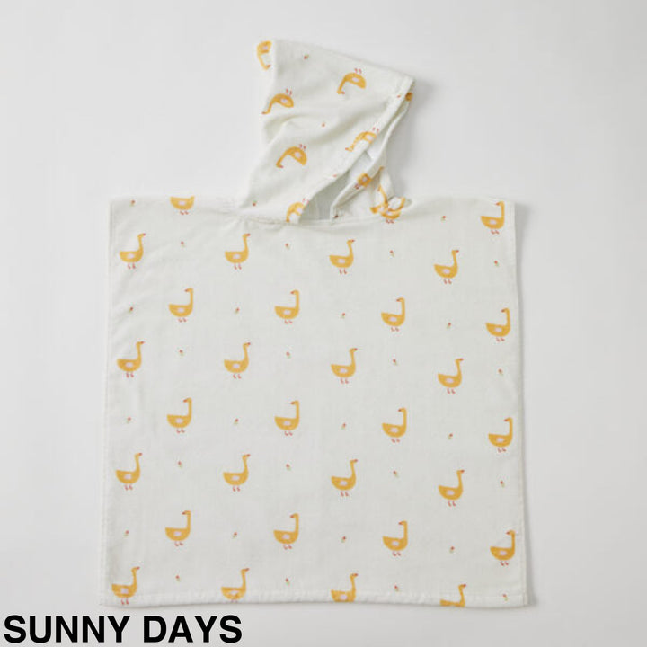 Jiggle and Giggle Hooded Poncho Sunny Days