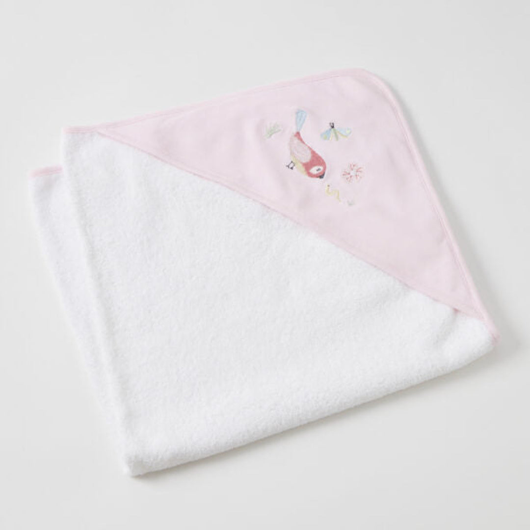 Jiggle And Giggle Jersey Hooded Towel Birdy