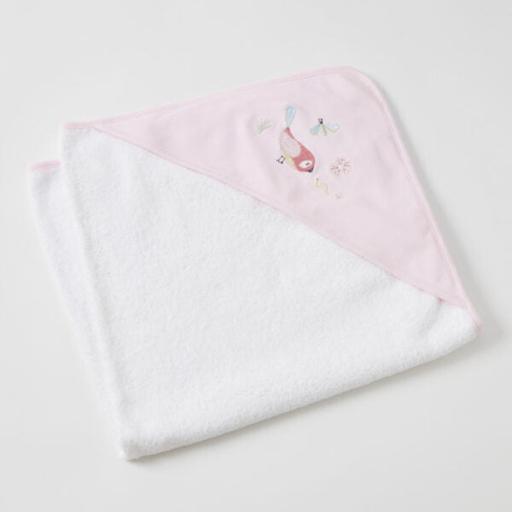 Jiggle And Giggle Jersey Hooded Towel Birdy