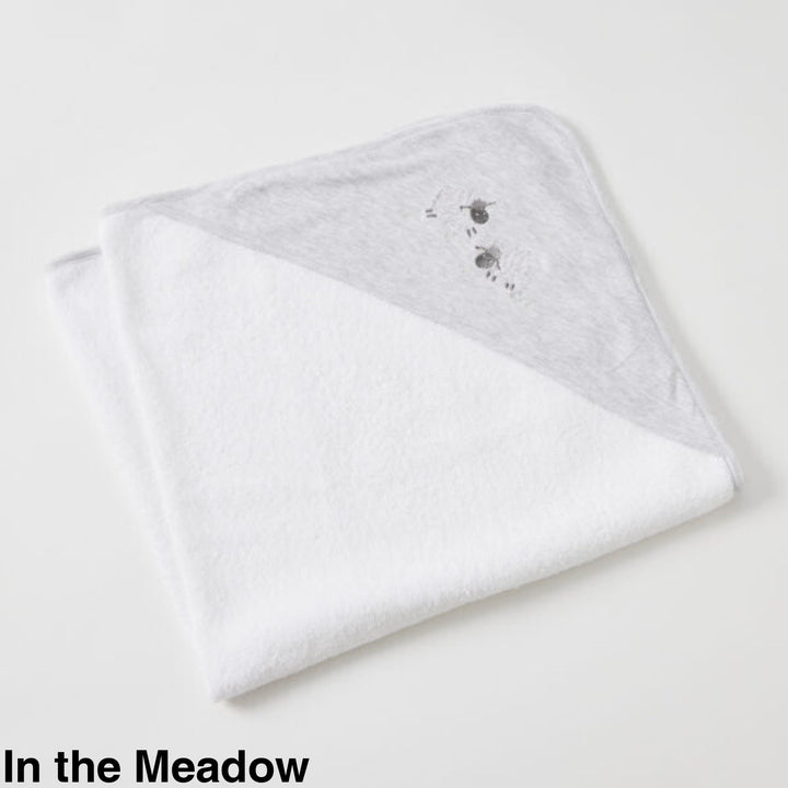 Jiggle And Giggle Jersey Hooded Towel In The Meadow