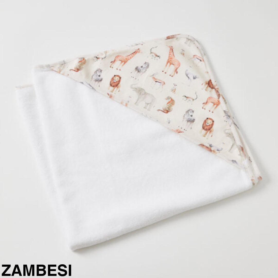 Jiggle And Giggle Jersey Hooded Towel Zambesi