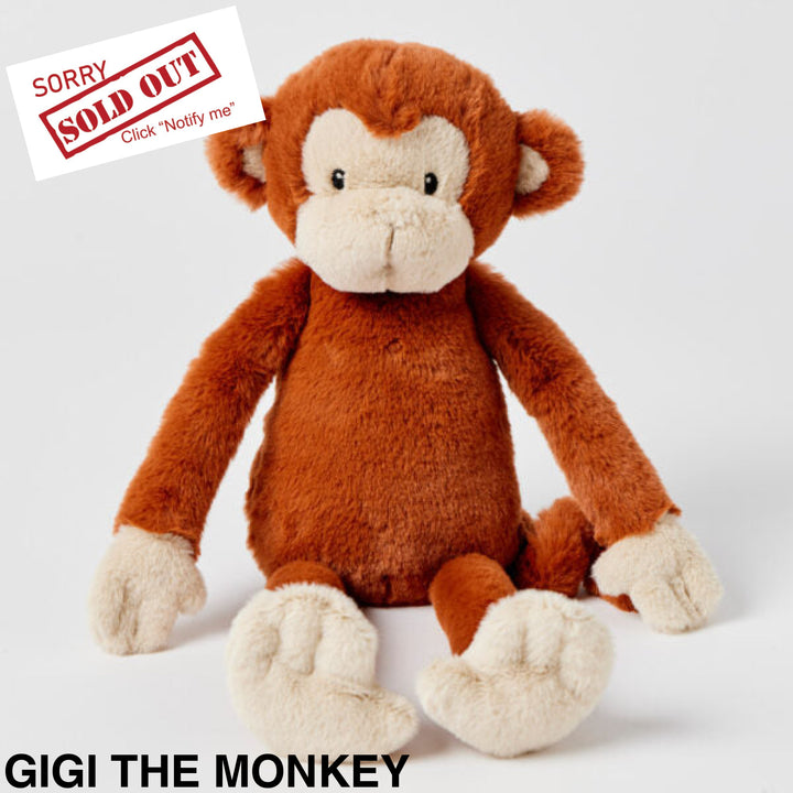 Jiggle And Giggle Plush Toy Assorted Gigi The Monkey