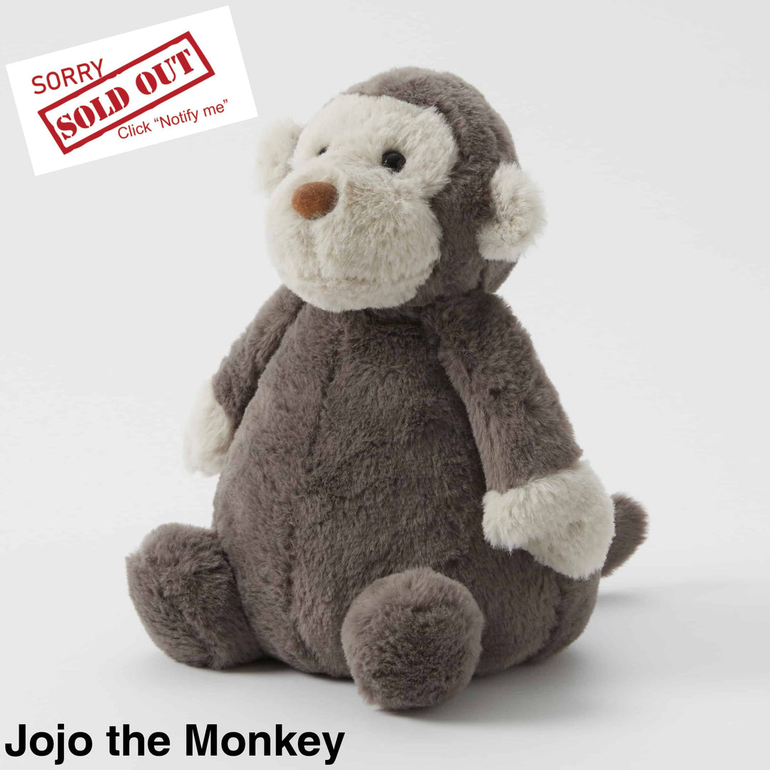 Jiggle And Giggle Plush Toy Assorted Jojo The Monkey