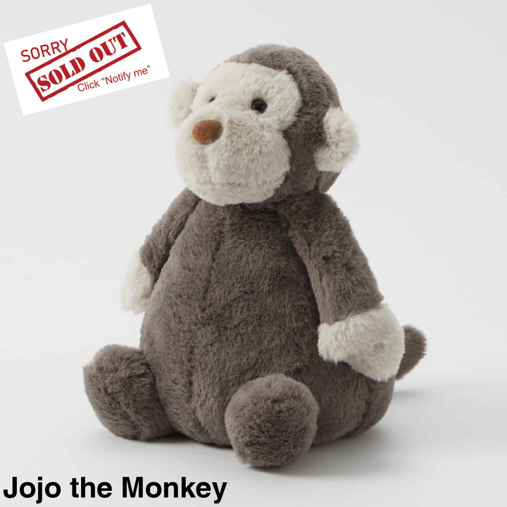 Jiggle And Giggle Plush Toy Assorted Jojo The Monkey